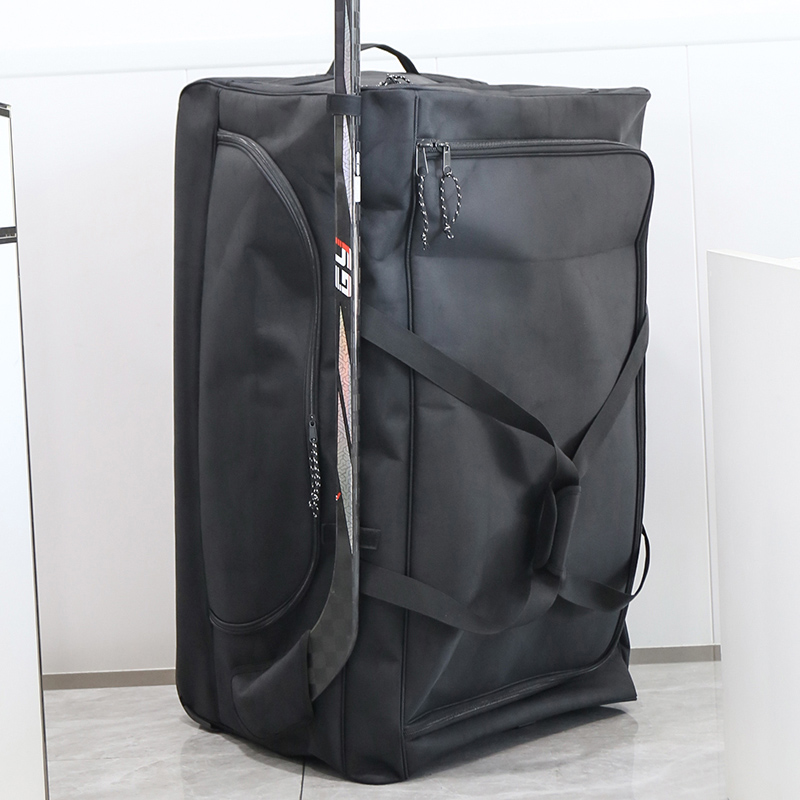 Tilpasset overdimensioneret ishockeyudstyrstaske på hjul