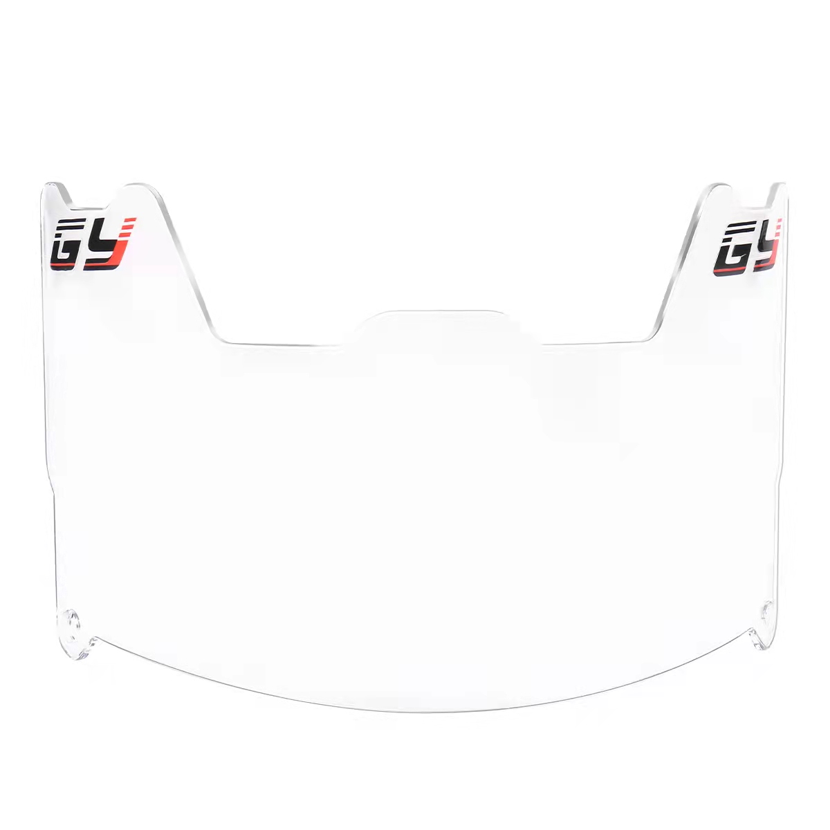 TruVision Pro Football Visir MilitaryGrade Clear Shield Indvendig anti-dug udvendig anti-ridse