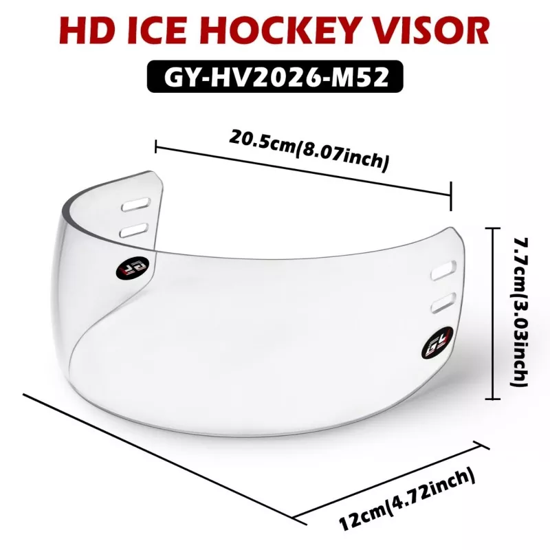 GYHOCKEY Officiel udgivelse: 2026 HD Ice Hockey Visor Series nu tilgængelig globalt