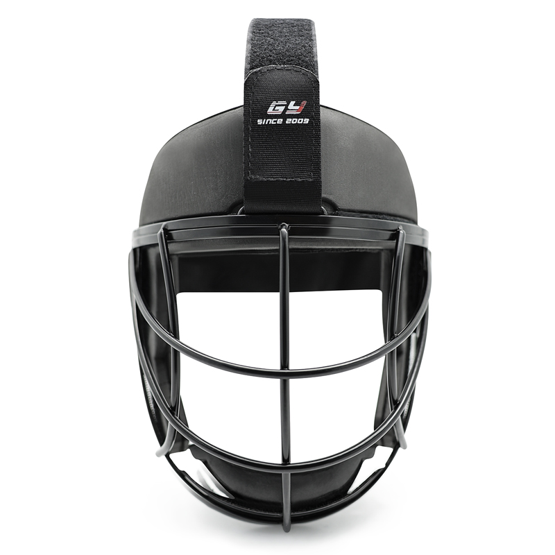 Cat-eye Field Hockey Defense Mask - Black Metal Penalty Corner Målmandsudstyr